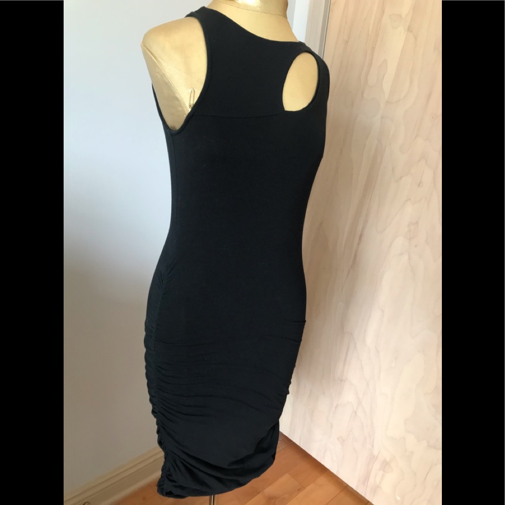 Express Ruched Keyhole Dress